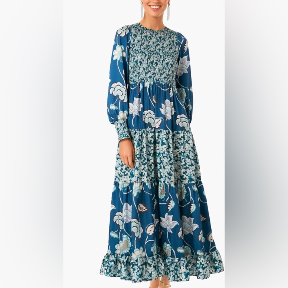Tuckernuck Blue Geranium Libby Dress